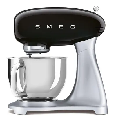Produktbild von SMEG Küchenmaschine,Knetmaschine Rührmaschine mit Knethaken, 800,00 W, 4,80 l Schüssel, Edelstahl Schüssel, 6 Stufen Bedienfreundlich Mischen Schlagen