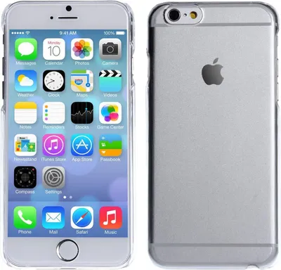 Produktbild von Hardcase Hülle Apple iPhone 6 (4,7") Schutzhülle Pure Color Crystal Case (Harte Rückseite) Transparent (nicht iPhone 6S)
