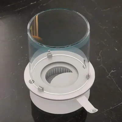 Immagine prodotto di Dmora Bruciatore Arola Grigio, Combustibile Bioetanolo Ecoflame Adatto per Camino  Italy