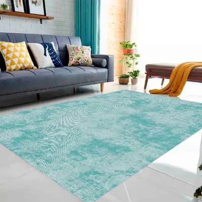 Produktbild von Conceptum Hypnose, Exfab211, Teppich (160 x 230), 100 % POLYESTER, Hellblau, 160 x 230 cm