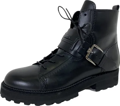 Produktbild von D68 anfibio pelle donna TOD'S schwarz Lederschuh Stiefel Frau