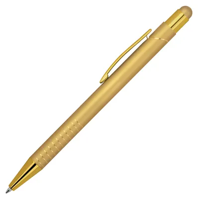 Produktbild von 5x Touchpen Kugelschreiber / aus Metall / Farbe: gold