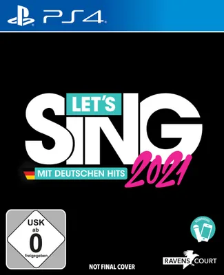 Produktbild von Ravenscourt Let's Sing 2021 mit deutschen Hits, PlayStation 4, Multiplayer-Modus, RP (Rating Pending), Physische Medien