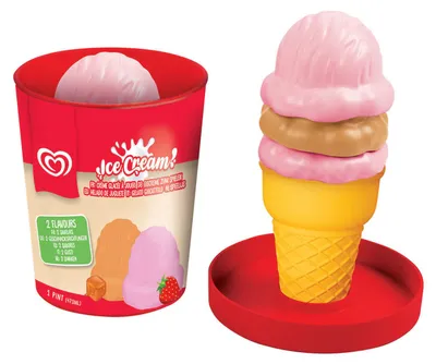 Produktbild von Casdon Ola Speiseeis-Becher – Erdbeere und Karamell