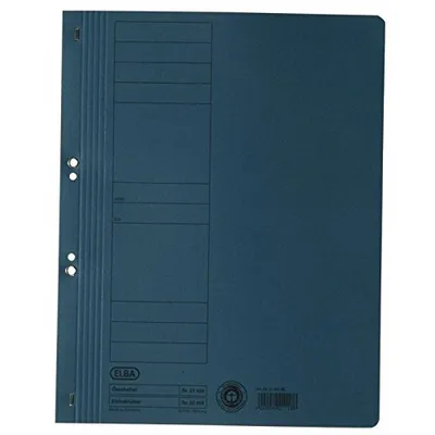 Obrázok produktu pre ELBA 100551869 Ösenhefter aus Karton, blau, voller Vorderdeckel