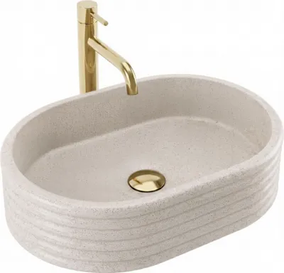 Produktbild von Aufsatzwaschbecken Rea Nicoletta Beige