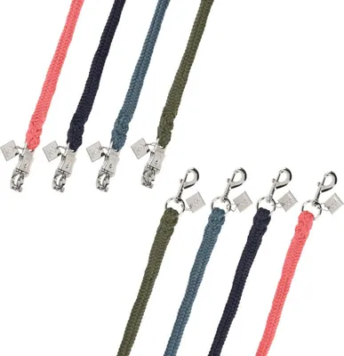 Produktbild von Eskadron Führstrick, Anbindestrick DURALASTIC, Strick Form - Karabinerhaken Farbe - coral blossom