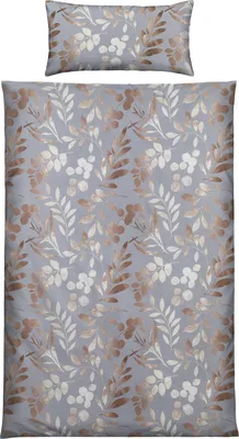 Produktbild von Erwin Müller Bettwäsche beige-grau 1x 155x200 cm + 1x 40x80 cm