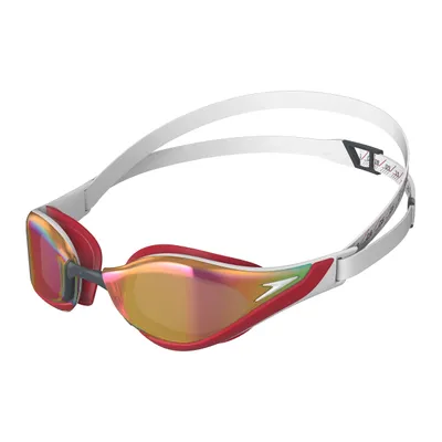 Produktbild von Speedo Fastskin Pure Focus Mirror - Schwimmbrille, Farbe:rot/weiß