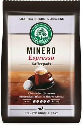 Produktbild von Espresso - Minero Pads 126g, 2er Pack