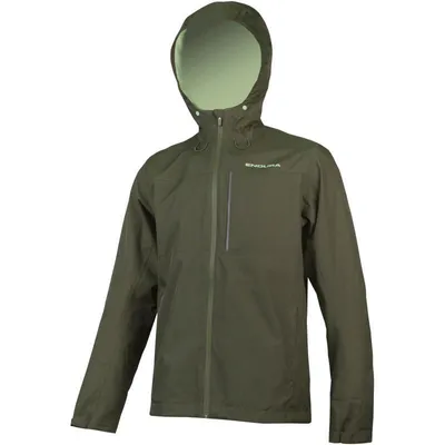 Image de Endura Hummvee Jacket E9156 - hommes, à capuche, vert bouteille - Taille M