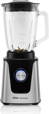 Obrázok produktu pre Ufesa 70205760, Stolný mixér, 1,5 L, Drtenie ľadu, 1500 W, Čierna, Nerezová oceľ