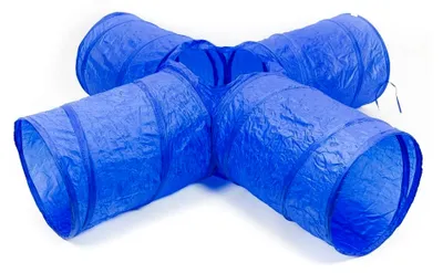 Produktbild von Kreuztunnel für Hundesport, 45 x 175 cm, Agility-Training mit Hunden