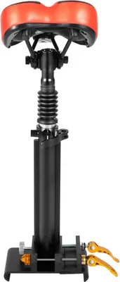 Produktbild von E-Scooter Sattel - Höhenverstellbares Sattelkit - Universell Kompatibel - 45–65 cm - Sattel 26×16 cm - Polyurethan+ Aluminiumlegierung - Schwarz