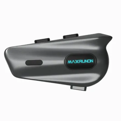 Obrázok produktu pre MAXRUNON 2Y – motocyklový Bluetooth interkom pre dvoch jazdcov, slúchadlá do prilby, dosah 500 m, Bluetooth 5.3, 500 mAh