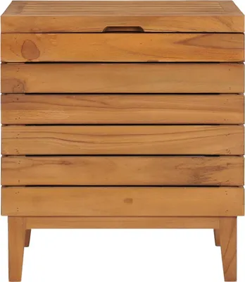 Obrázok produktu pre kôš na bielizeň vidaXL 40 × 30 × 45 cm Teakové masívne drevo