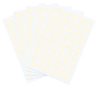 Schraubenloch-Aufkleber 21 mm, Beige, 270 Stück