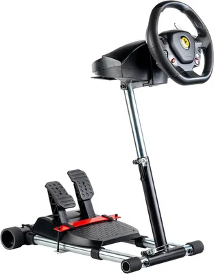 Produktbild von Lenkradständer – Rennlenkradhalterung – Simracing – 360° verstellbar – 4 kg – Schwarz