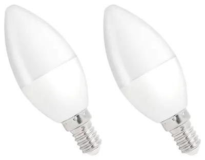 Produktbild von Spectrum E14 LED Kerzenlampe 8W 710lm 3000K Warmweiß 230V 2 Stück