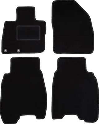 Image de Tapis en velours noir pour : Honda Civic VIII à hayon (2006-2012)