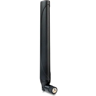 Produktbild von DeLOCK 88428, 2,5 dBi, 0.79 - 0.96 / 1.71 - 1.88 / 2.5 - 2.6 GHz, 50 Ohm, Omnidirektionale Antenne, RP-SMA, Vertikale Polarisation