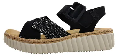 Produktbild von Rieker Sandalen Plat  Sandalen Plat - Zwart - Maat 41