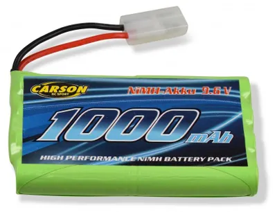 Image de Batterie de rechange Carson NIMH 9,6V 1000MAH Tam.Stecker