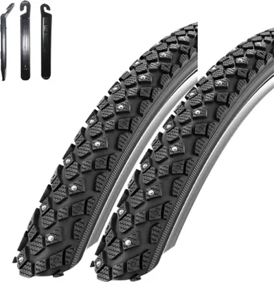 Produktbild von 2 x Schwalbe Winter Decke Reflex 26 x 1,75 - 47-559 inkl. maxxi4you Reifenheber