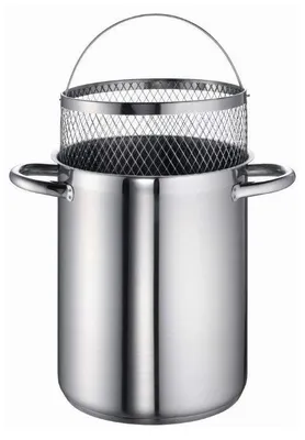 Aspergepot 16 cm 4,5 L Edelstahl mit Einsatz Induktion