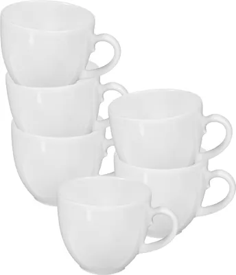 Produktbild von Seltmann Weiden Rondo/Liane Weiß Espressotasse 0,11 l 6er Set