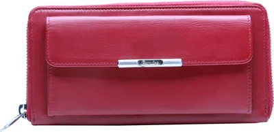 Produktbild von Esquire Geldbörse Helena Zip Around Wallet Red rot