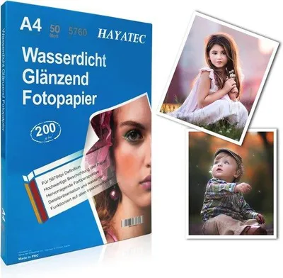 Productafbeelding van A4 Glanzend Fotopapier 200 g/m² - 50 Vellen
