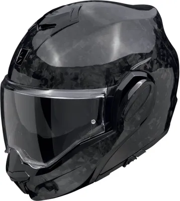 Produktbild von Scorpion EXO-Tech Evo Carbon Onyx Klapphelm, schwarz, L (58/59)