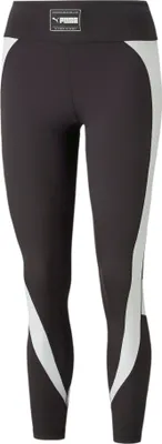 Produktbild von Puma Fit High Waist 7/8 Trainings-Leggings Damen schwarz weiß Gr XS