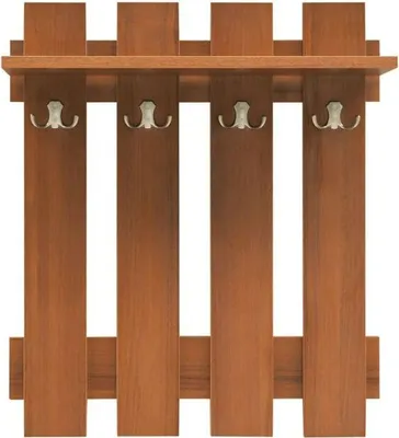 Produktbild von Garderobe Catamarca 27, Farbe: Nuss - 70 x 60 x 24 cm (H x B x T)