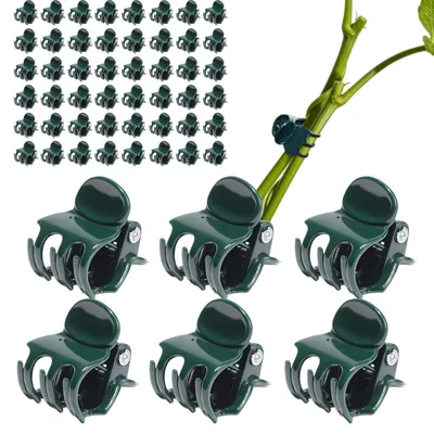 Image de Clips pour plantes - 80 pièces, pour le support des orchidées et des plantes grimpantes