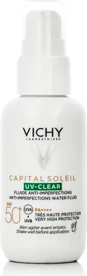 Produktbild von Sonnenschutz-Fluid Vichy Capital Soleil Uv Clear Anti-Schönheitsfehler Spf 50 (40 ml)