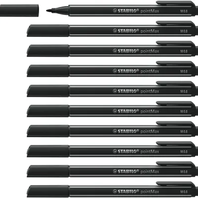 Immagine prodotto di STABILO pointMax penna tecnica Medio Nero 1 pz