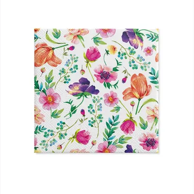 Produktbild von PAW Servietten 33 x 33 cm, 20 Stück - Blumenarrangement