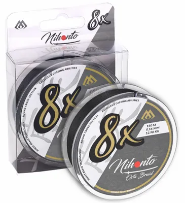 Zdjęcie produktu dla Mikado Plecionka Nihonto Octa Braid 150 m, czarna, 0,10 mm