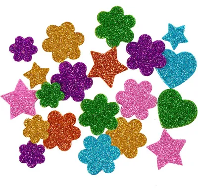 Produktbild von Moosgummifiguren, D 19+29 mm, 100sort./ 1 Pck [HOB-790230]