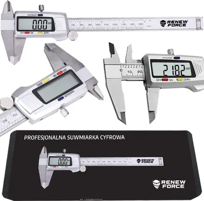 Zdjęcie produktu dla Suwmiarka Elektroniczna + Etui Dokładna 0-150Mm