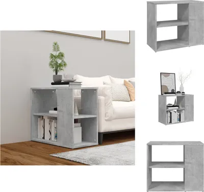 Produktbild von vidaXL Beistelltisch Betongrau 60x30x50 cm Holzwerkstoff -  Sideboards