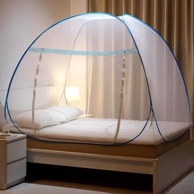 Produktbild von Famanu Moskitonetz Zelt Popup - tragbar und faltbar für Bett - 180x200cm
