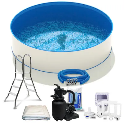 Produktbild von POOL Total Aufstellbecken SET PREMIUM Ø 2,50 x 0,90m Folie 0,6mm
