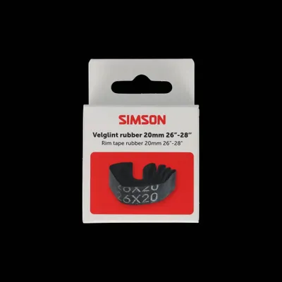 Immagine prodotto di Nastro per cerchioni Simson 26-28" larghezza 20 mm - nero
