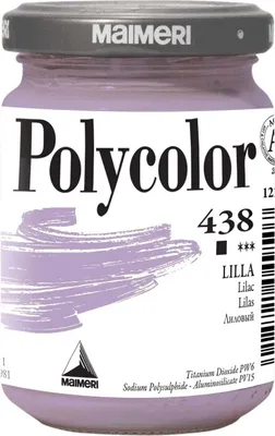 Zdjęcie produktu dla Maimeri Vynil Polycolor Farba akrylowa Lilac 438 140 ml 1 szt.