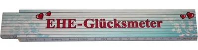 Produktbild von Zollstock Ehe Glücksmeter