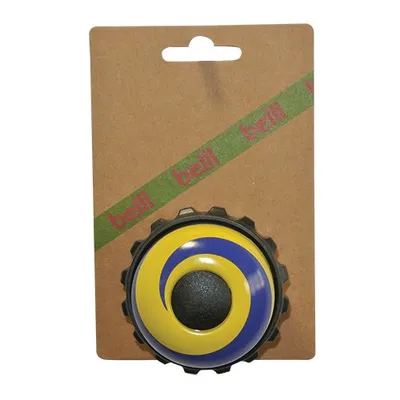 Produktbild von BELLL Fahrradklingel Drehklingel Swirl Lila/Gelb, auf Karte