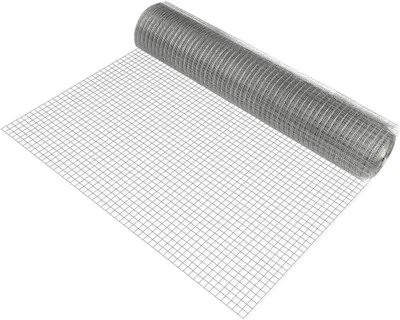 Produktbild von pro.tec Drahtgitterrolle 25m lang, verzinktes Schweißgitter in Grau, 1m hoch